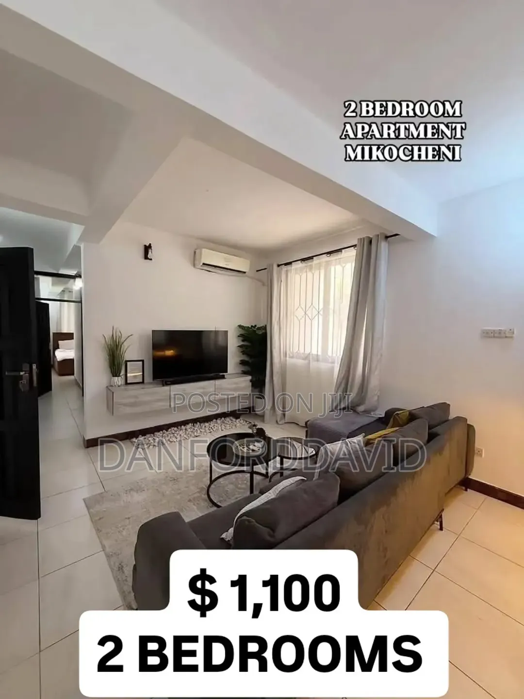 Furnished 2bdrm Apartment in Kahwa Real Estate, Mikocheni for rent in Mikocheni