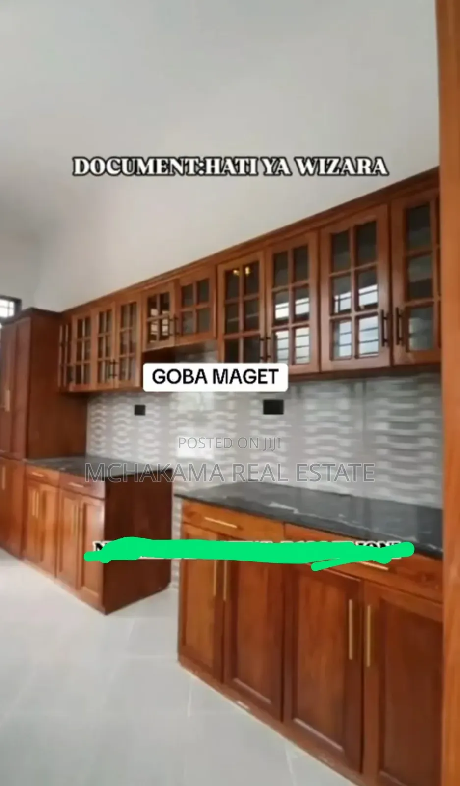 3bdrm House in Mchakama Real Estate, Goba for sale in Goba