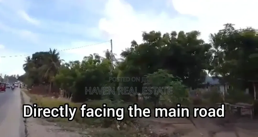 5acres for Sale at Kigamboni Kisiwani Along Main Road in Kigamboni