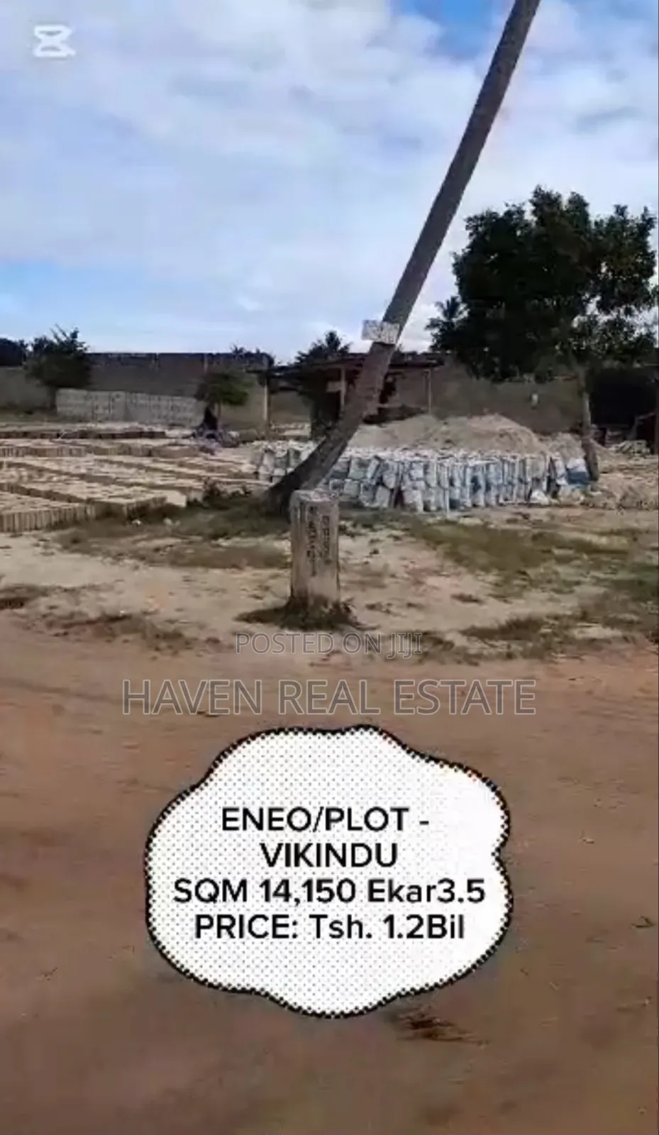 3.5 Acres Yard for Sale at Vikindu Along Main Road in Vikindu