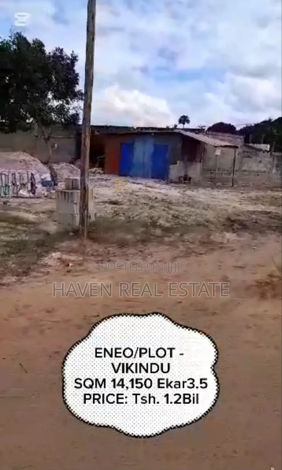 3.5 Acres Yard for Sale at Vikindu Along Main Road in Vikindu