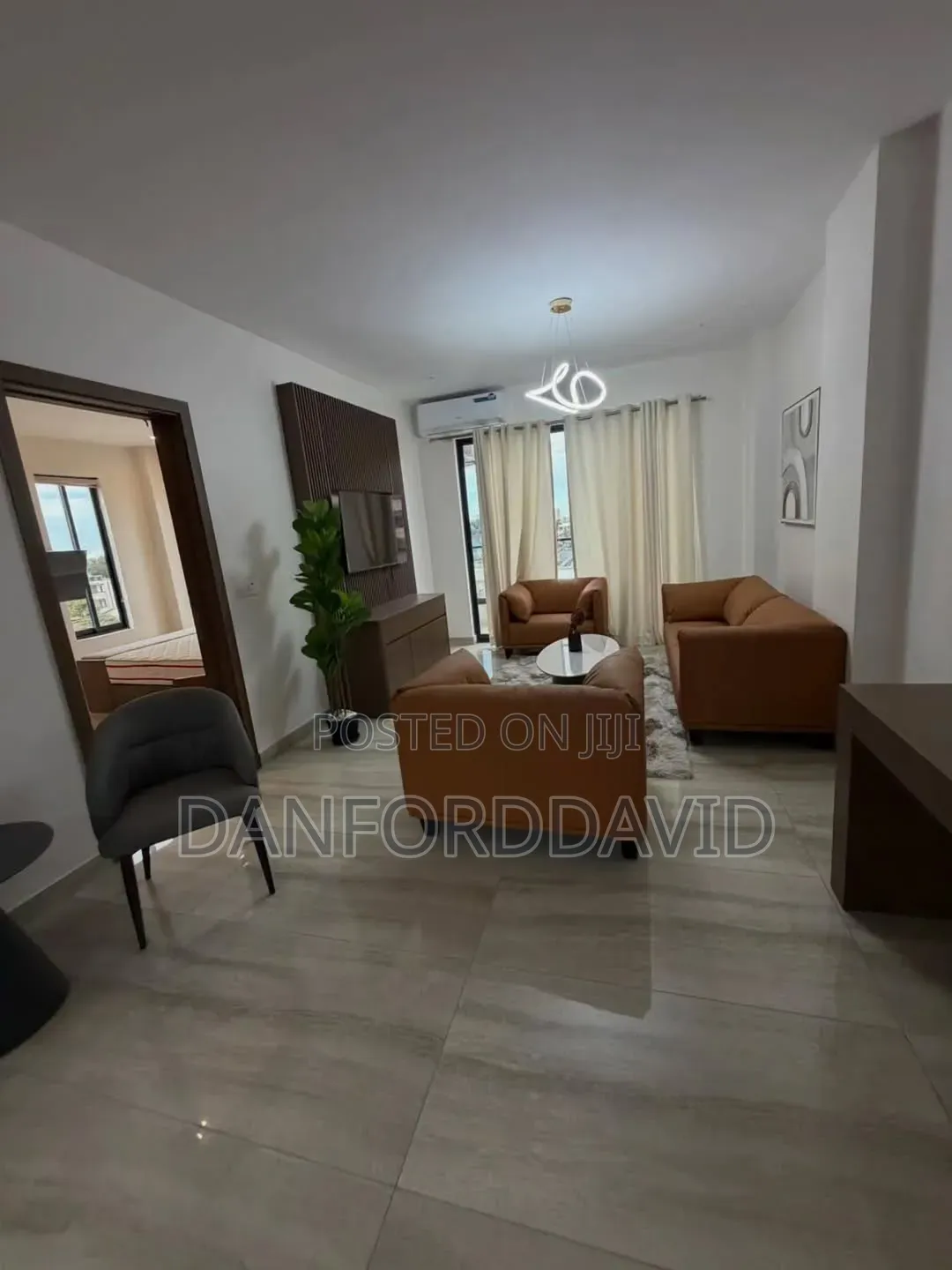 Furnished 2bdrm Apartment in Kahwa Real Estate, Kinondoni for rent in Kinondoni
