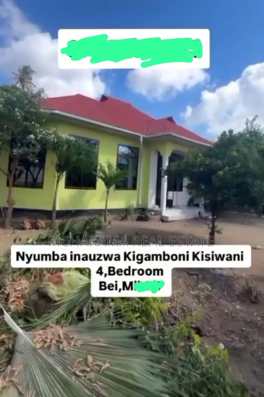 3bdrm House in Mchakama Real Estate, Kigamboni for sale in Kigamboni