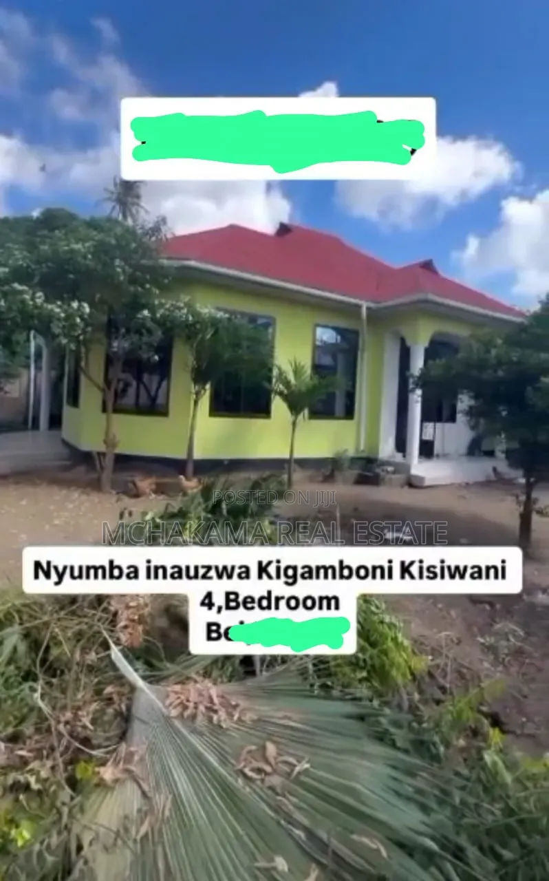 3bdrm House in Mchakama Real Estate, Kigamboni for sale in Kigamboni