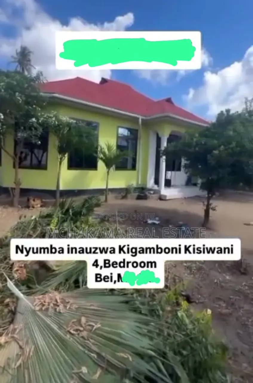 3bdrm House in Mchakama Real Estate, Kigamboni for sale in Kigamboni