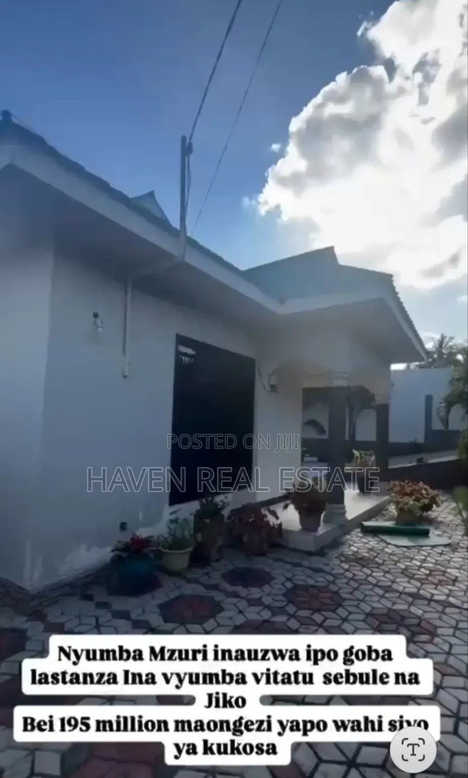 3bdrm House in Goba for sale in Goba
