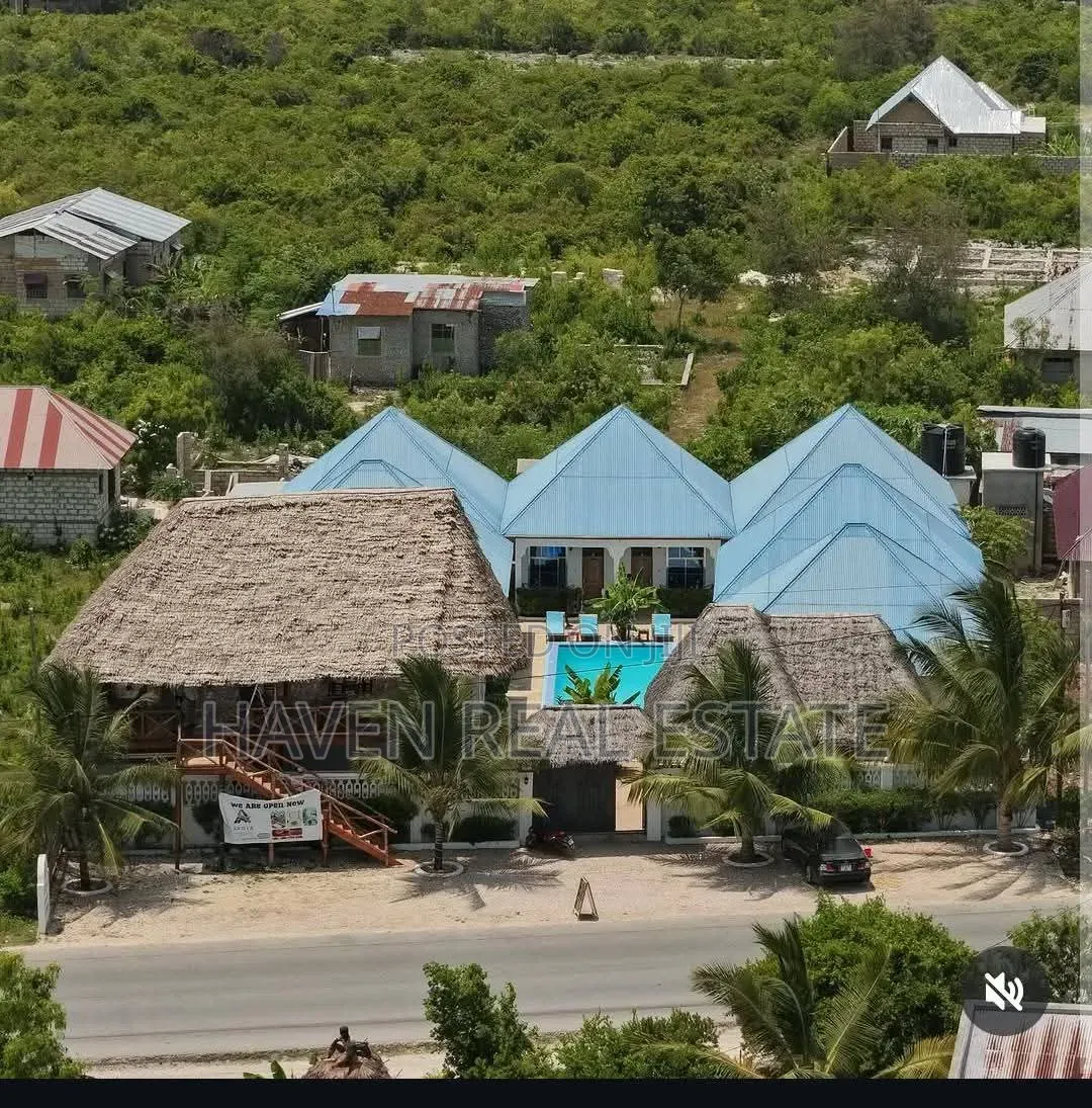 2nd Line Beach Hotel for Sale at Zanzibar in Kaskazini A