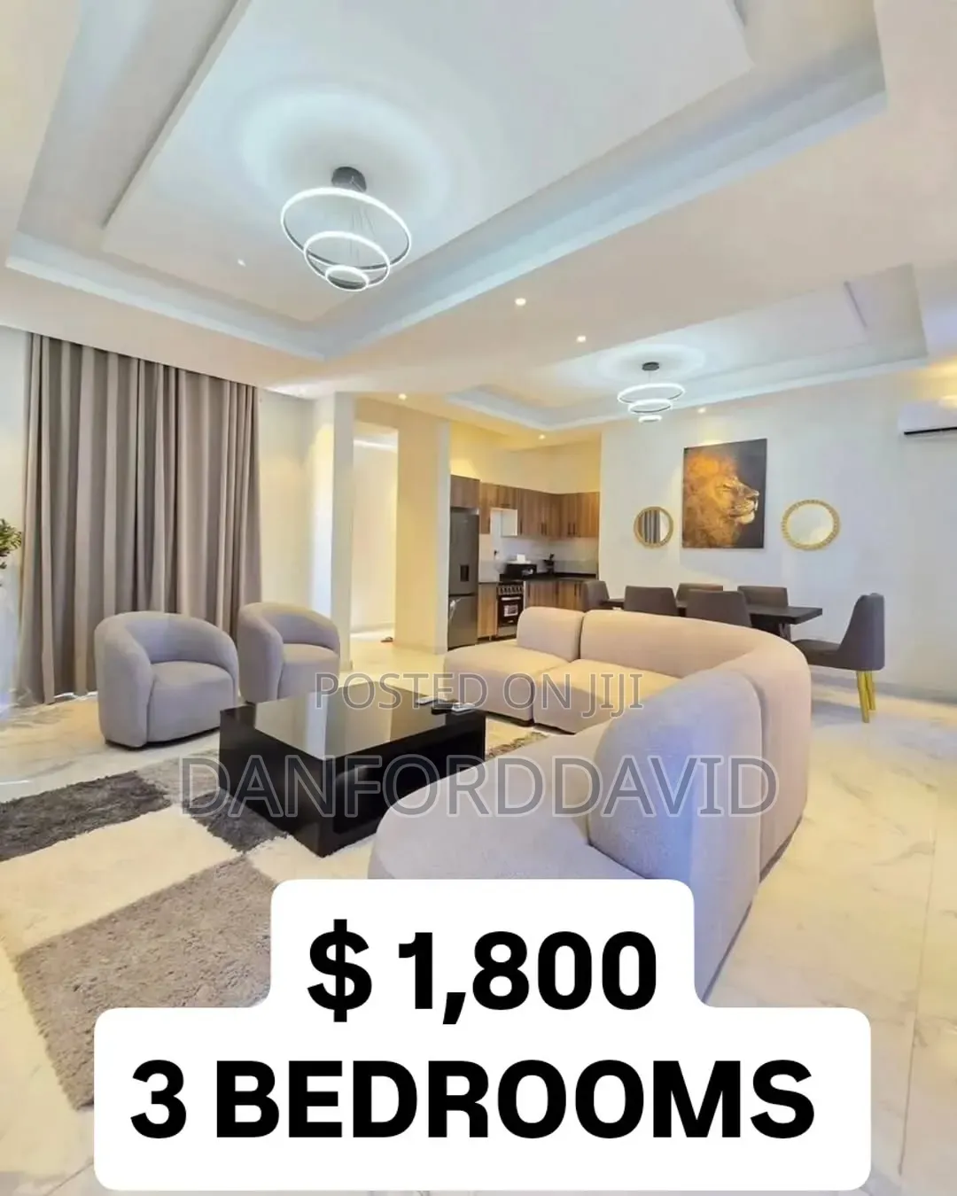 Furnished 3bdrm Apartment in Kahwa Real Estate, Mikocheni for rent in Mikocheni