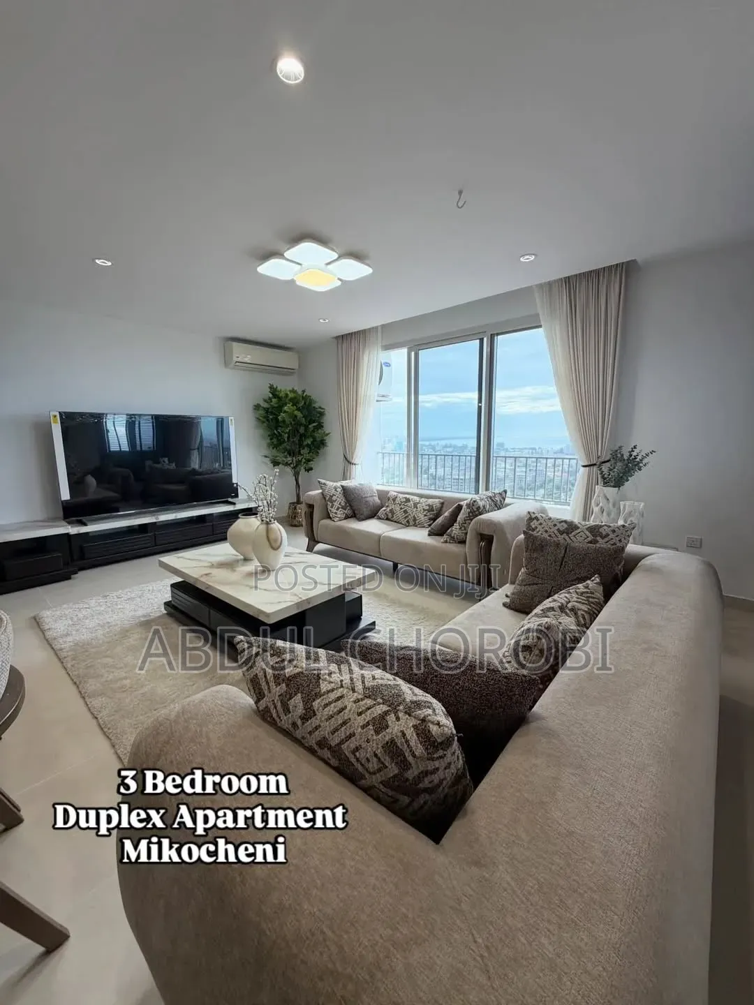 Furnished 3bdrm Duplex in Mikocheni for rent in Mikocheni