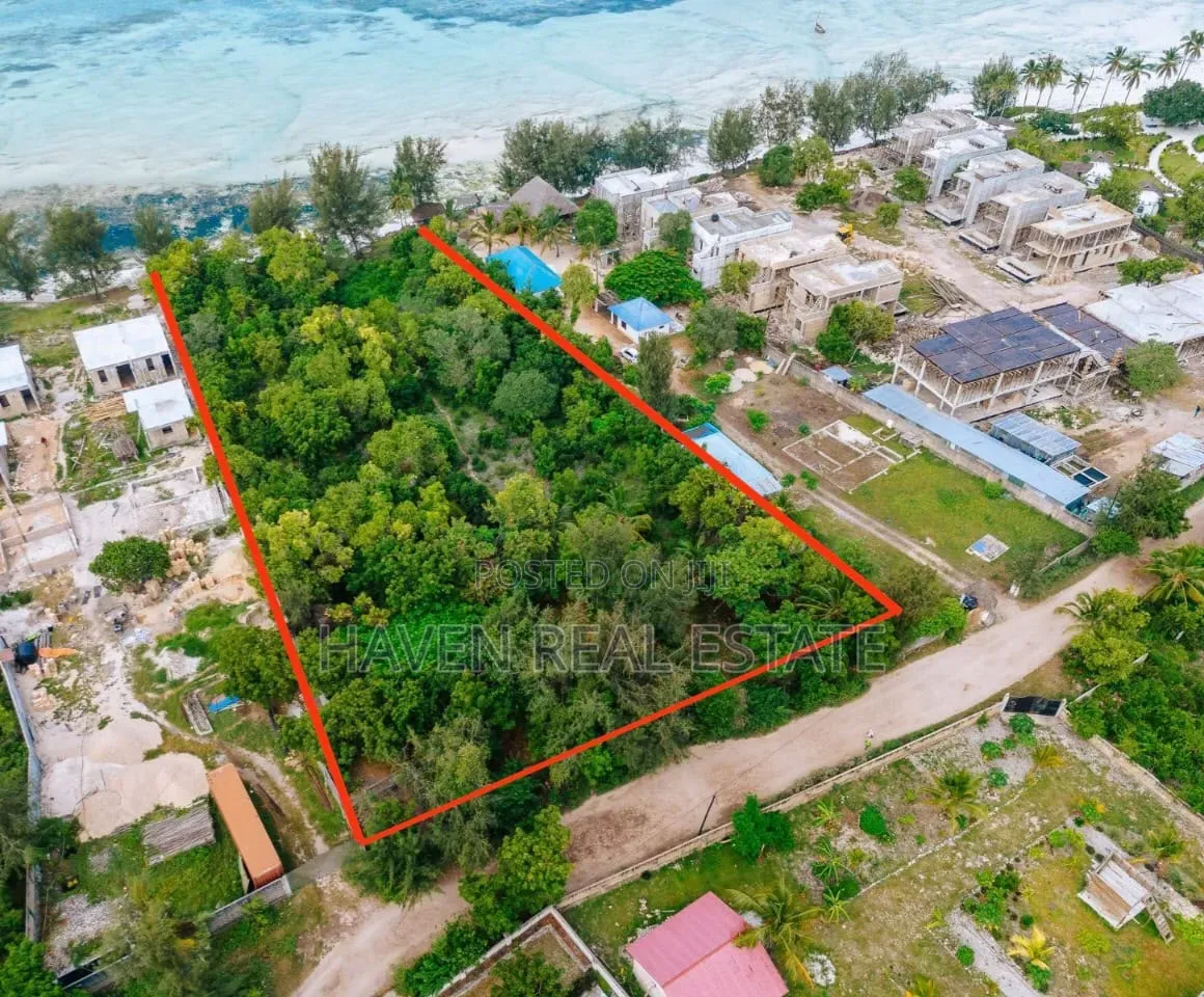 Beach Plot for Sale at Kizimkazi Zanzibar in Kati