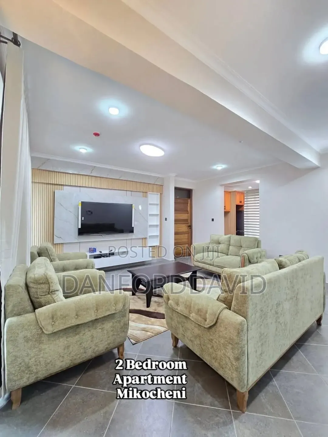 Furnished 2bdrm Apartment in Kahwa Real Estate, Mikocheni for rent in Mikocheni