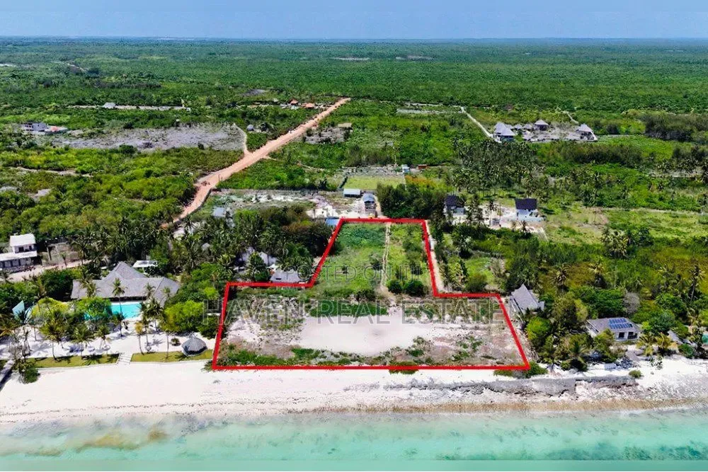 Prime Beach Plot for Sale at Jambiani Zanzibar in Kaskazini A