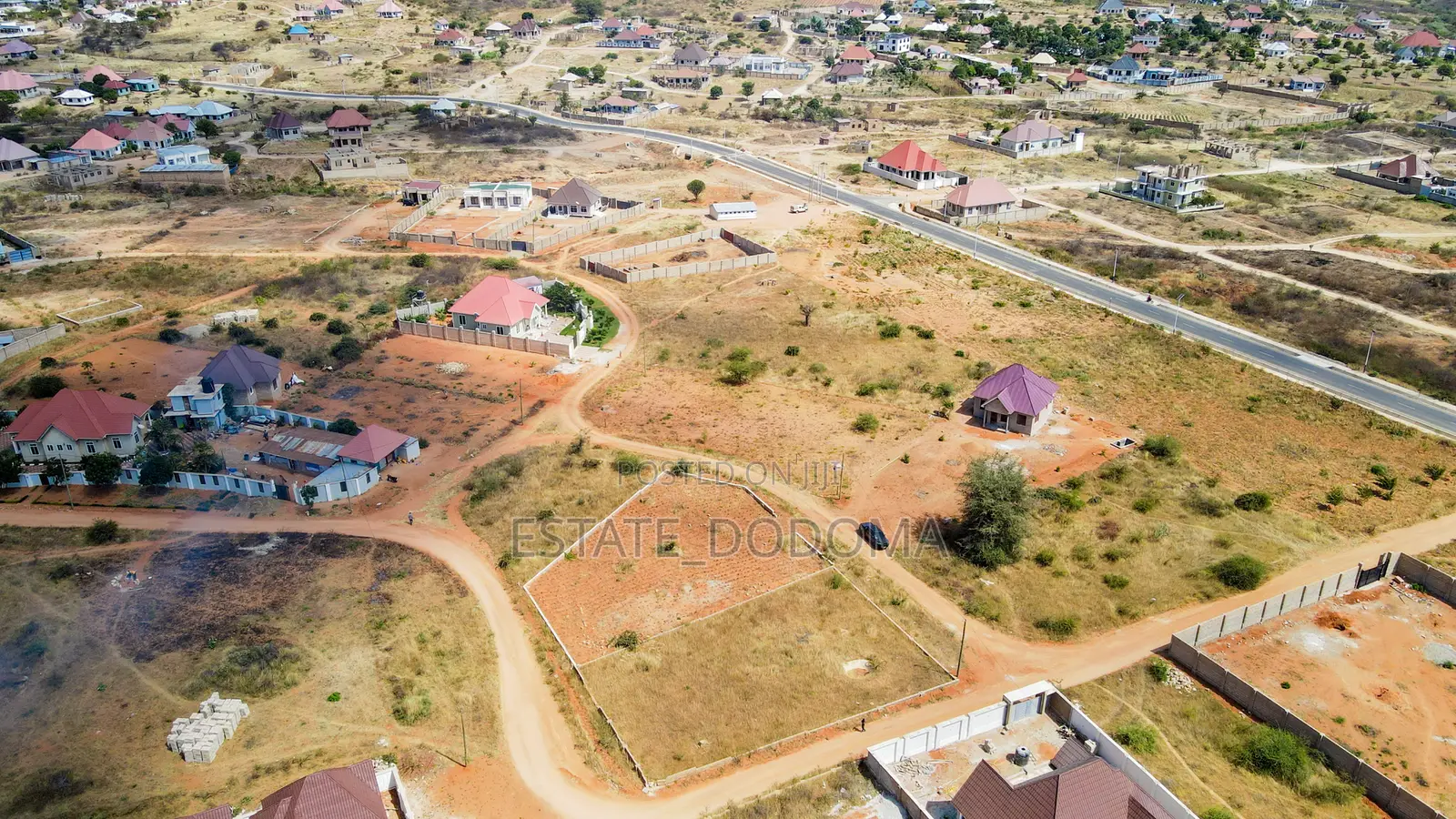 A Second Plot From Tarmac Road Available for Sale at Mkalama in Dodoma Region