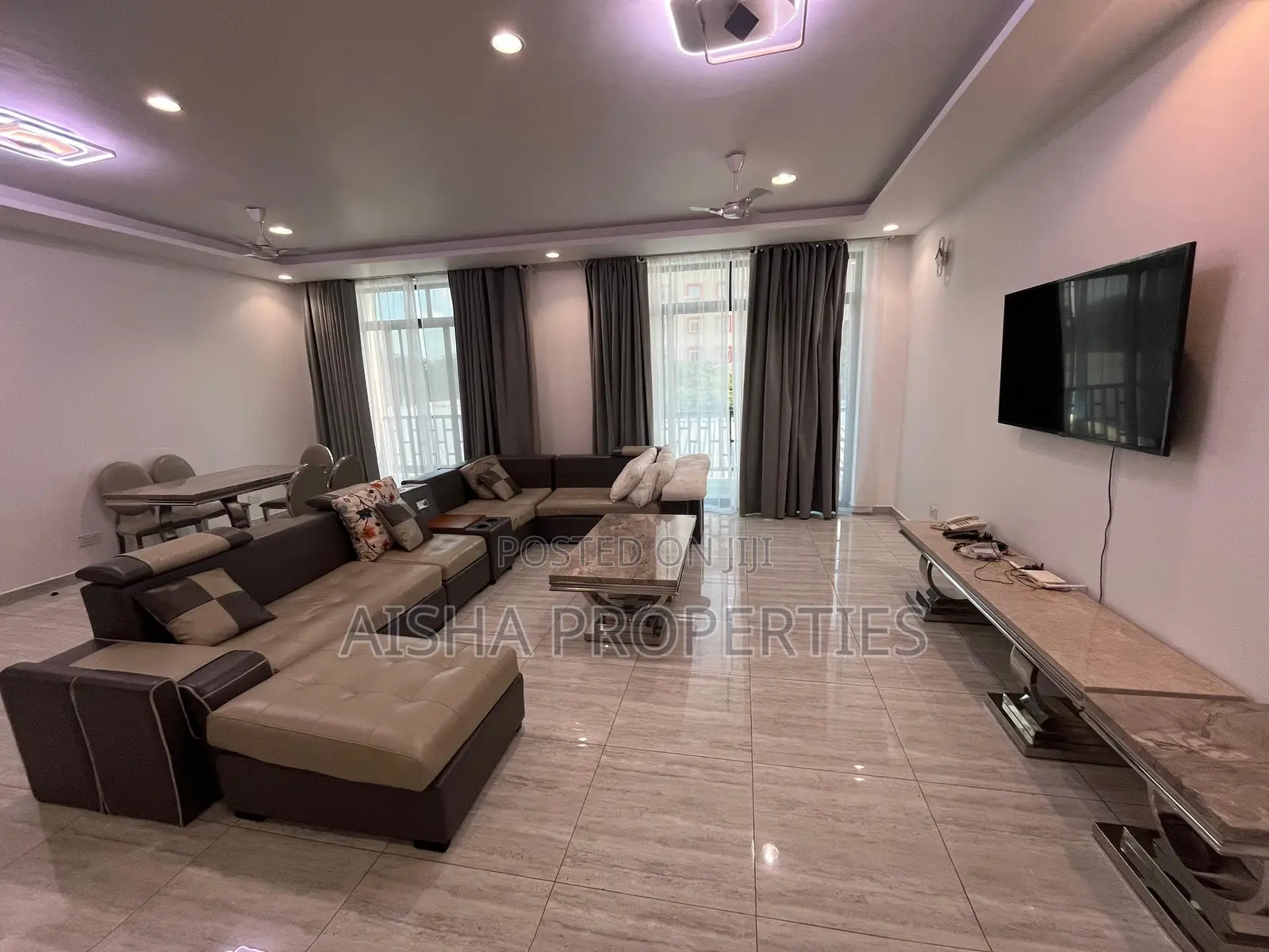 Furnished 3bdrm Apartment in Msasani for rent in Msasani