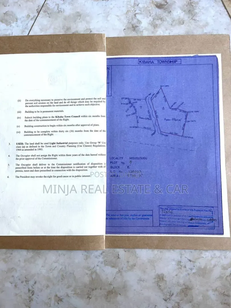 Industrial Plot for Sale Kibaha Misugusugu Along the Main Road in Mlandizi