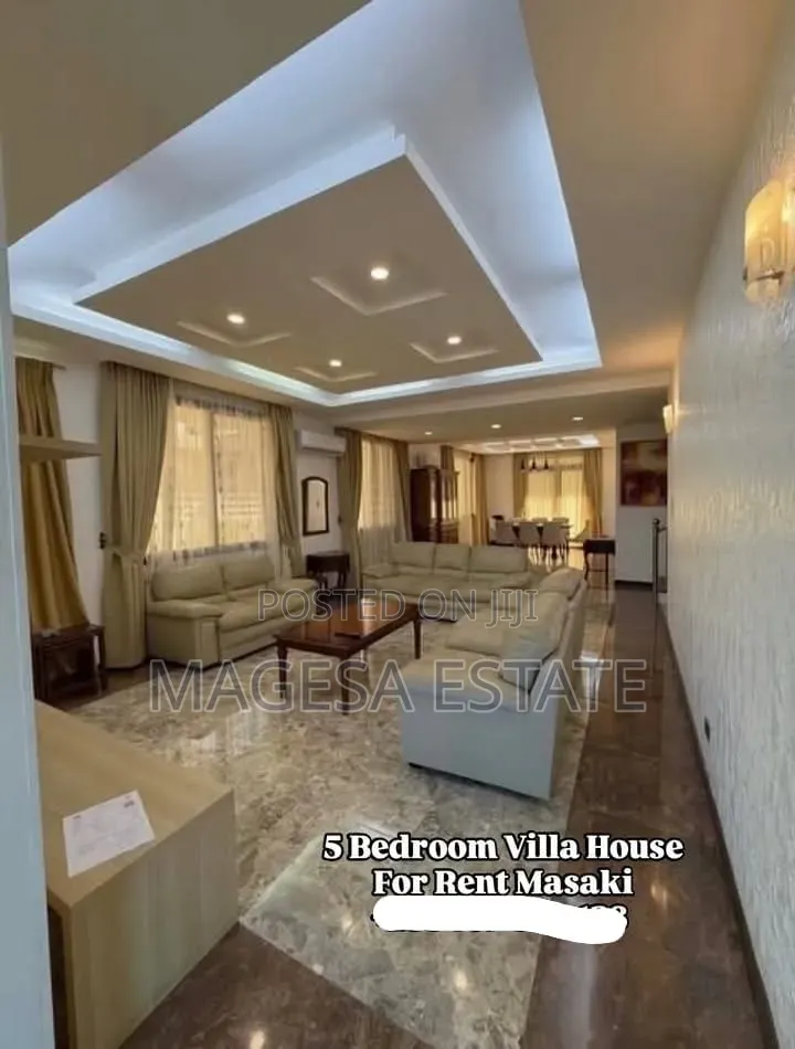 Furnished 5bdrm House in Masaki for rent in Masaki