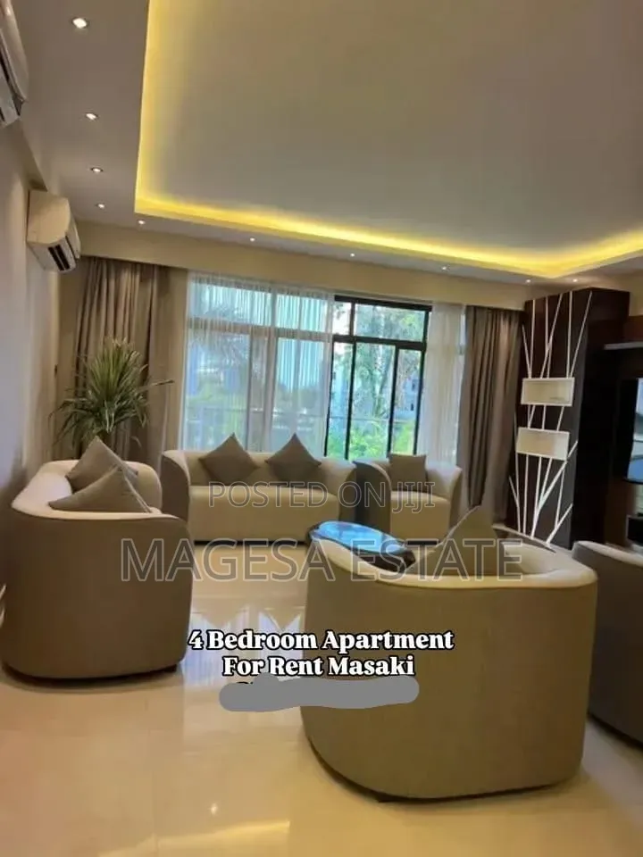 Furnished 4bdrm Apartment in Masaki for rent in Masaki