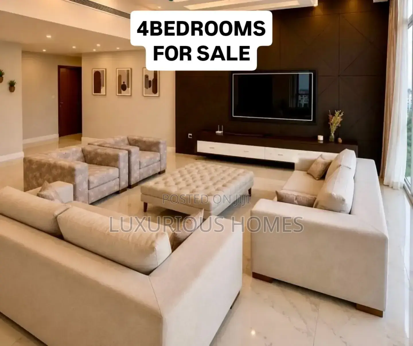 Furnished 4bdrm Apartment in Masaki for sale in Masaki