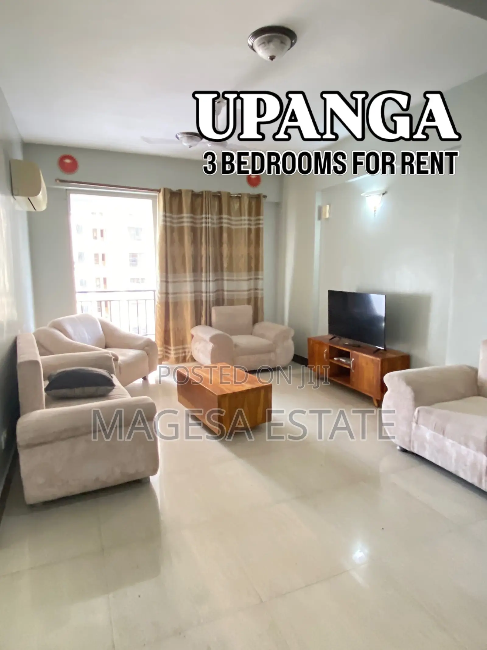Furnished 3bdrm Apartment in Upanga East for rent in Upanga East