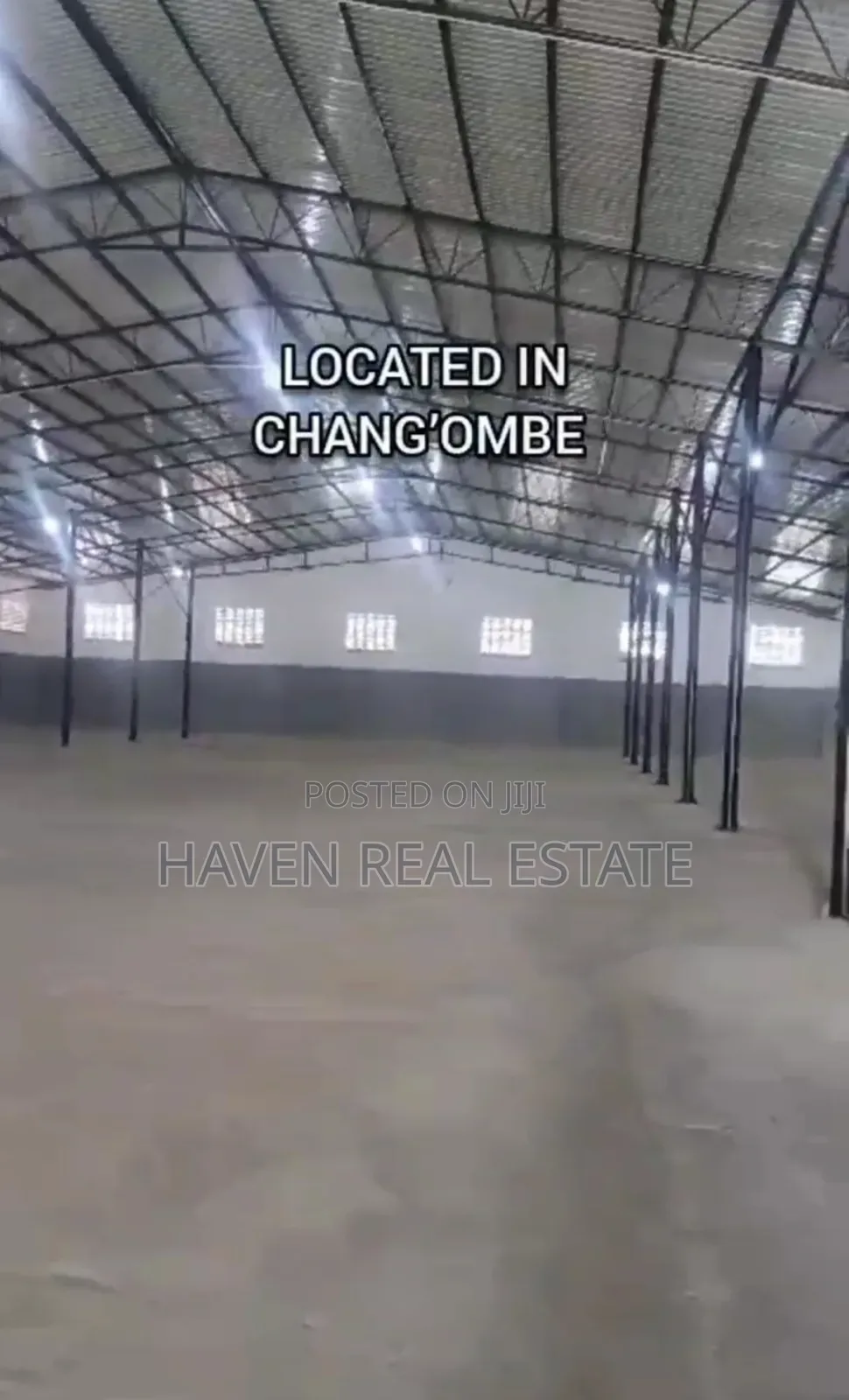 5000sqmt Godown for Rent at Changombe in Chang'ombe