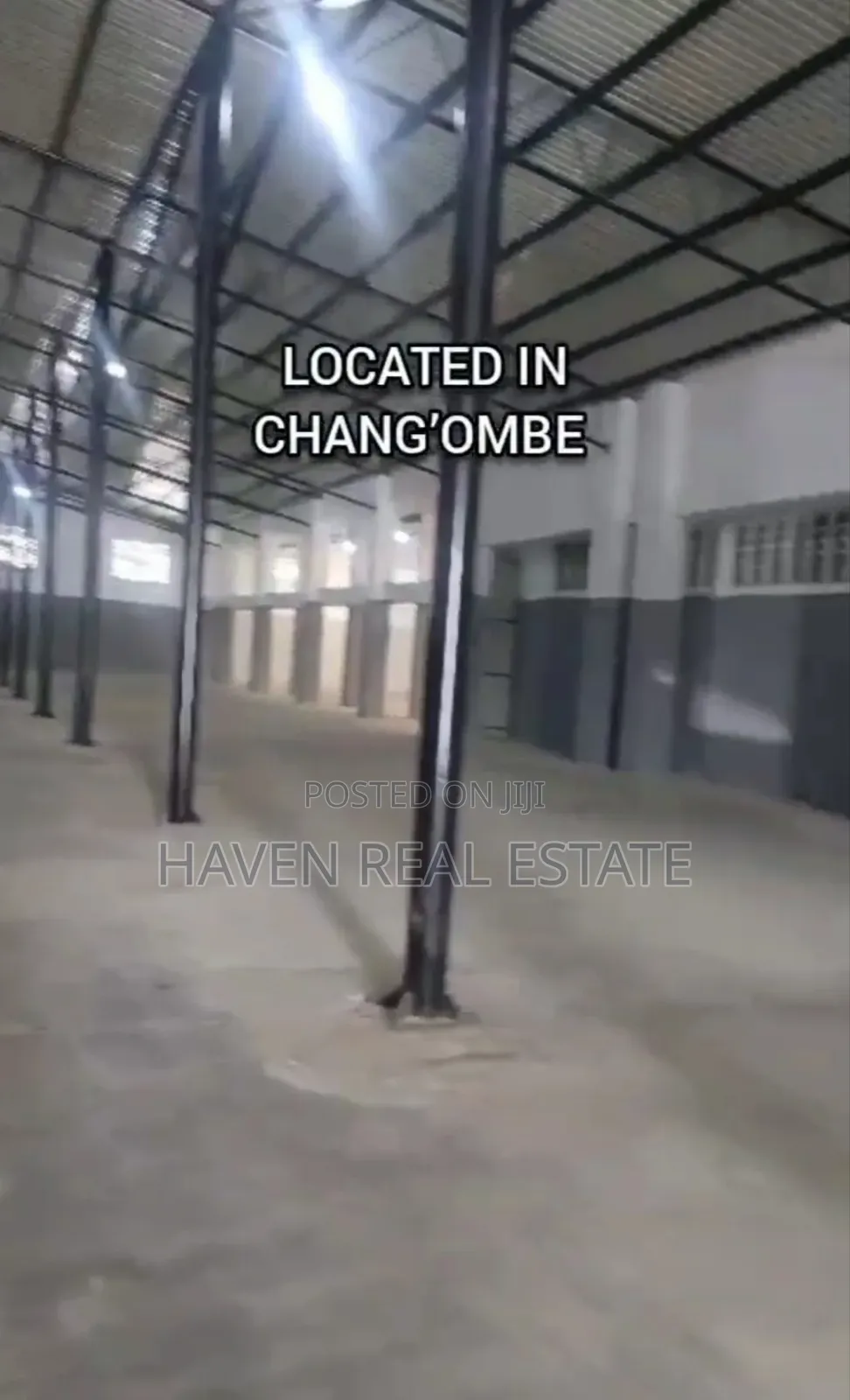 5000sqmt Godown for Rent at Changombe in Chang'ombe