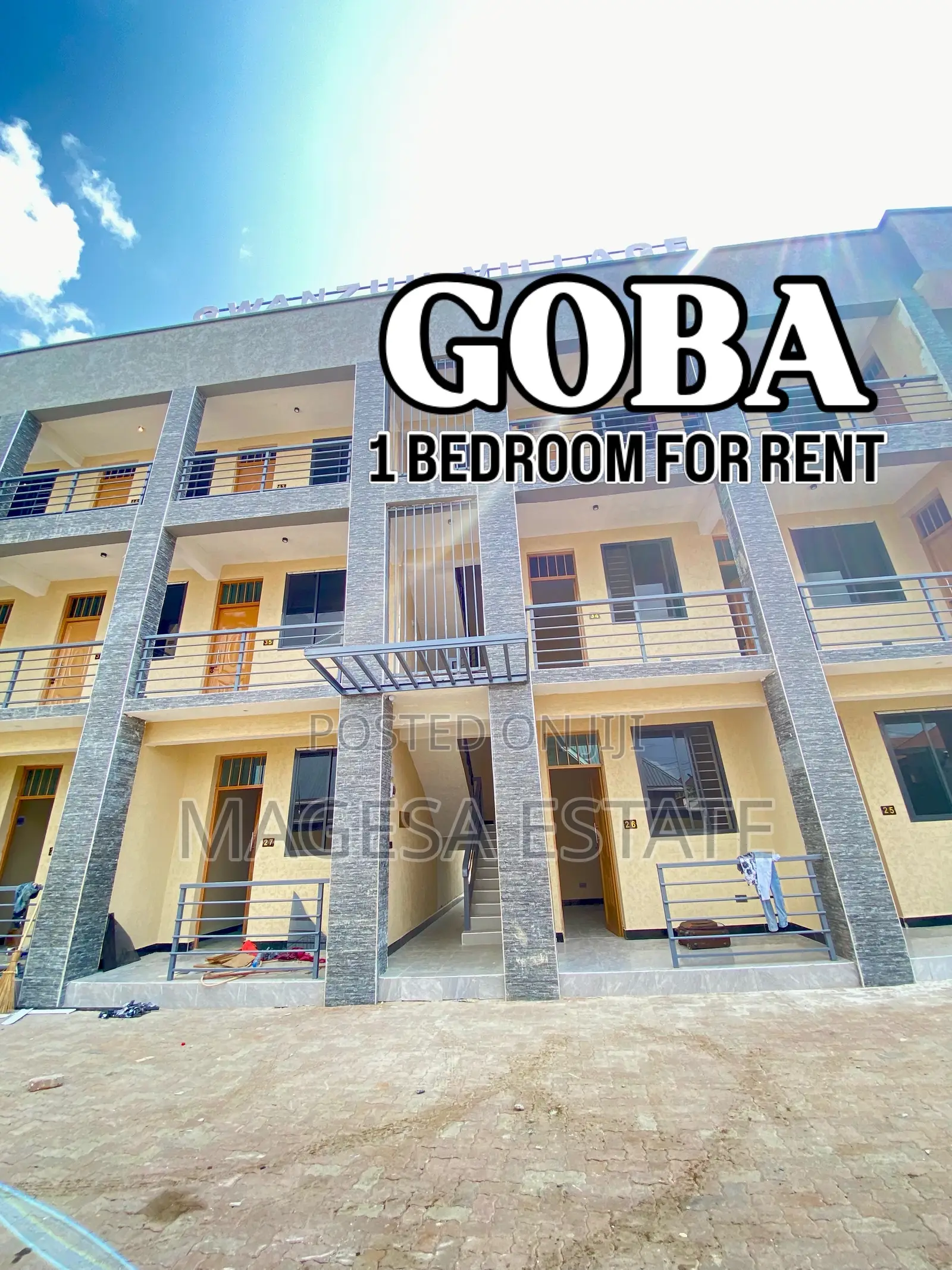 Furnished 1bdrm Apartment in Goba for rent in Goba