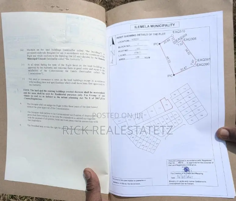 Kiwanja Cha SQM 1,498 Kinauzwa Kiseke - Buyombe in Kiseke