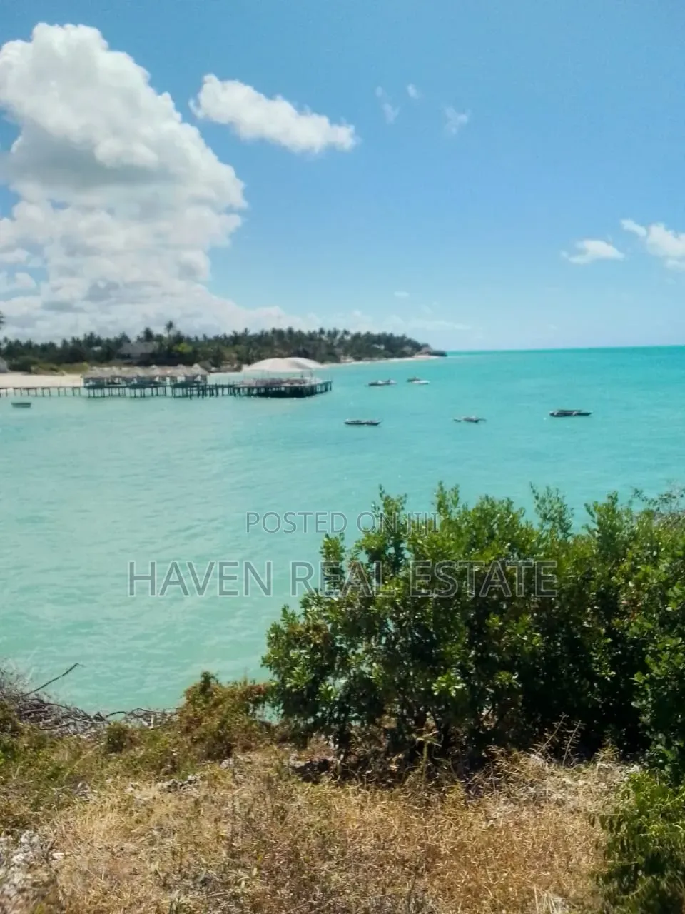 2 Acres Beach Plot for Sale at Jambiani Zanzibar in Kaskazini A