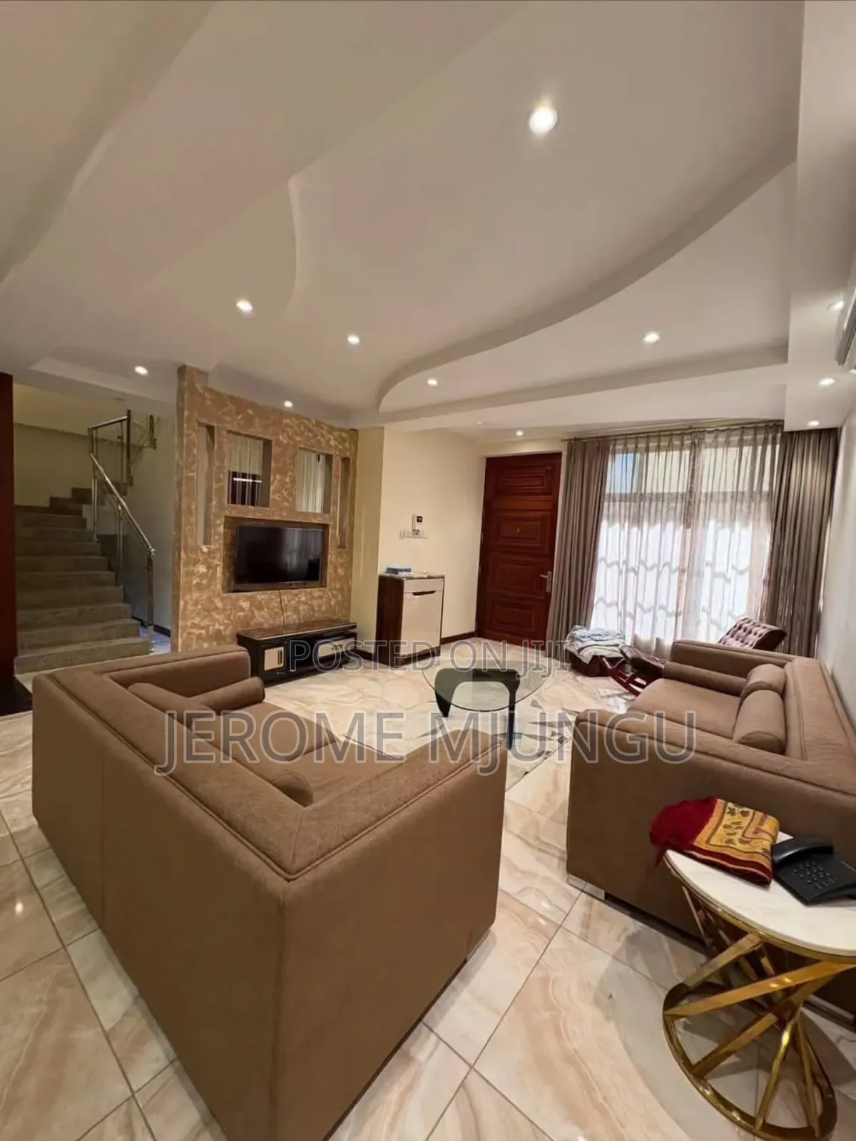 Furnished 3bdrm Villa in Ada Estate for rent in Ada Estate