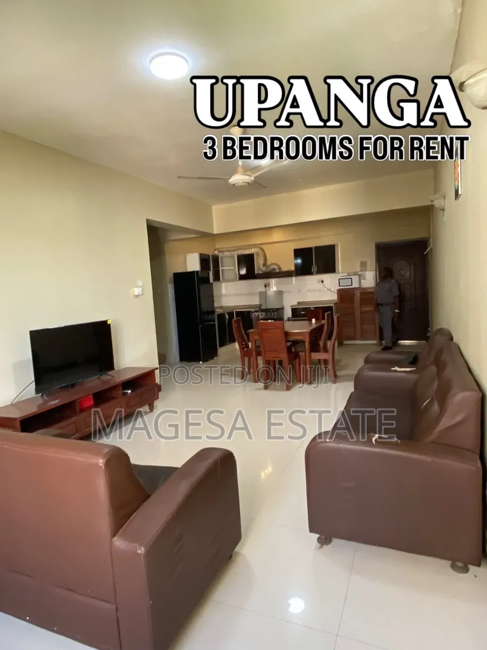 Furnished 3bdrm Apartment in Upanga for rent in Upanga East