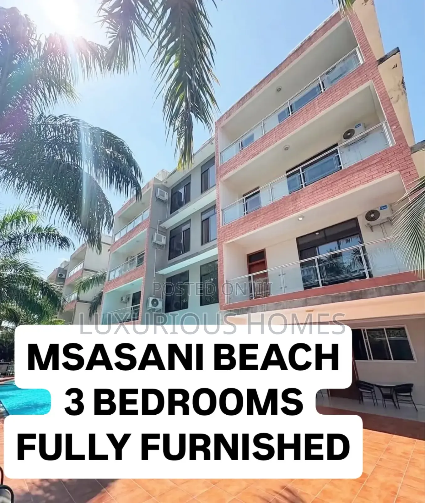 Furnished 3bdrm Apartment in Msasani for rent in Msasani