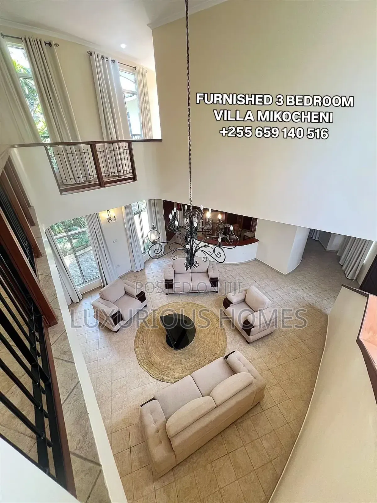 Furnished 3bdrm Villa in Mikocheni for rent in Mikocheni