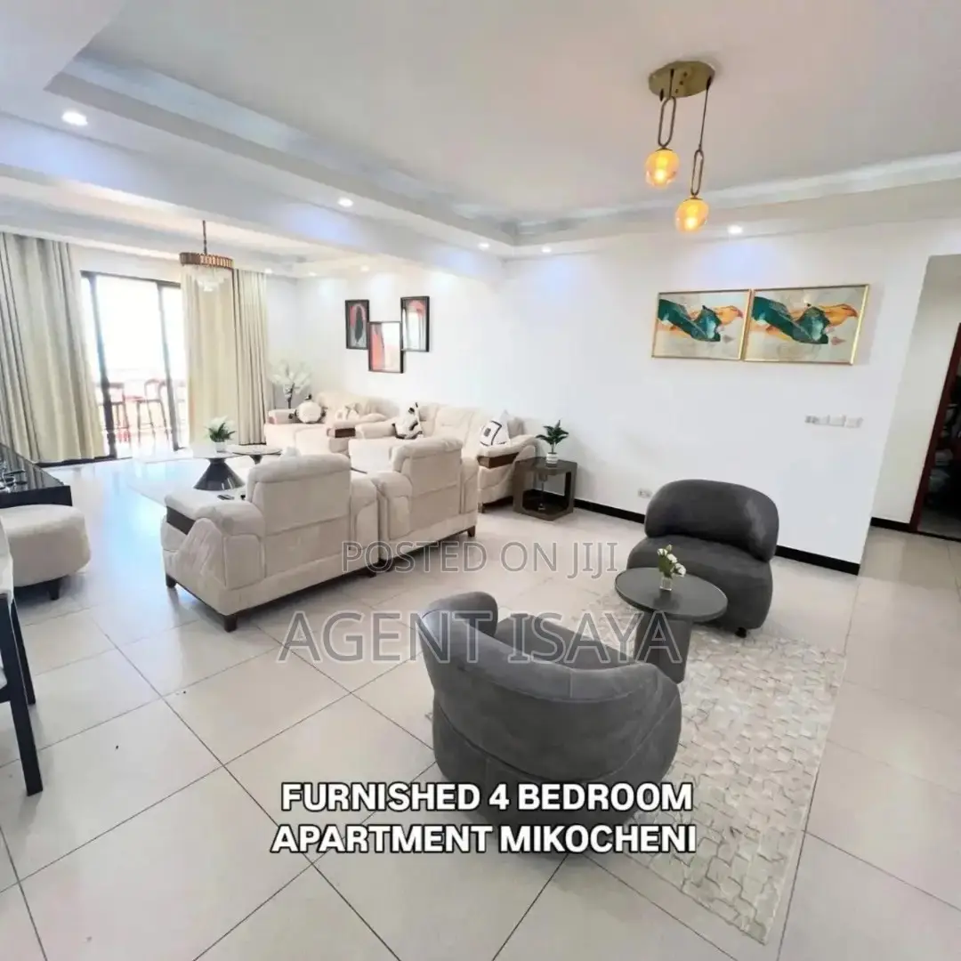 Furnished 4bdrm Apartment in Mikocheni for rent in Mikocheni