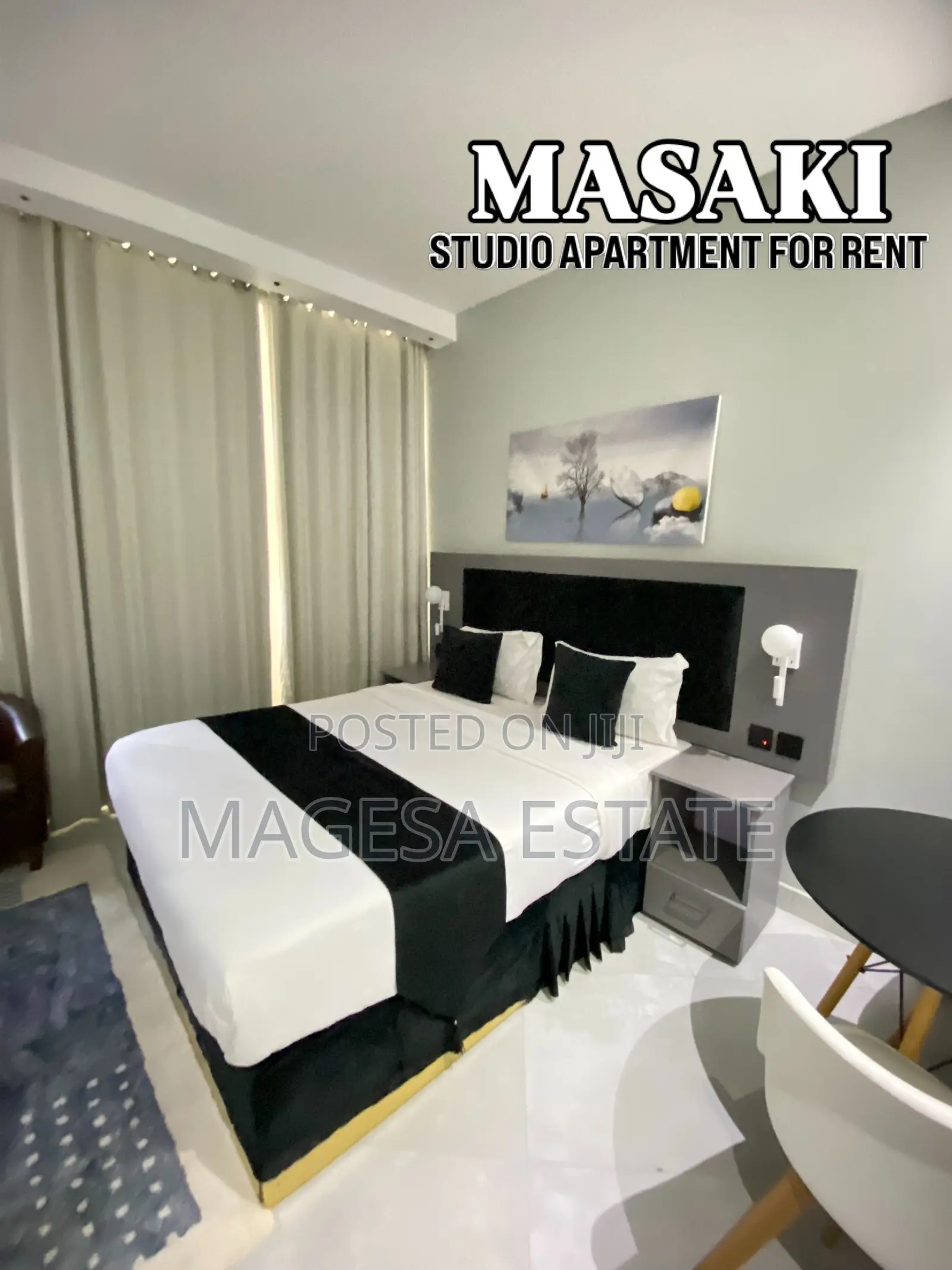Furnished Studio Apartment in Masaki for rent in Masaki
