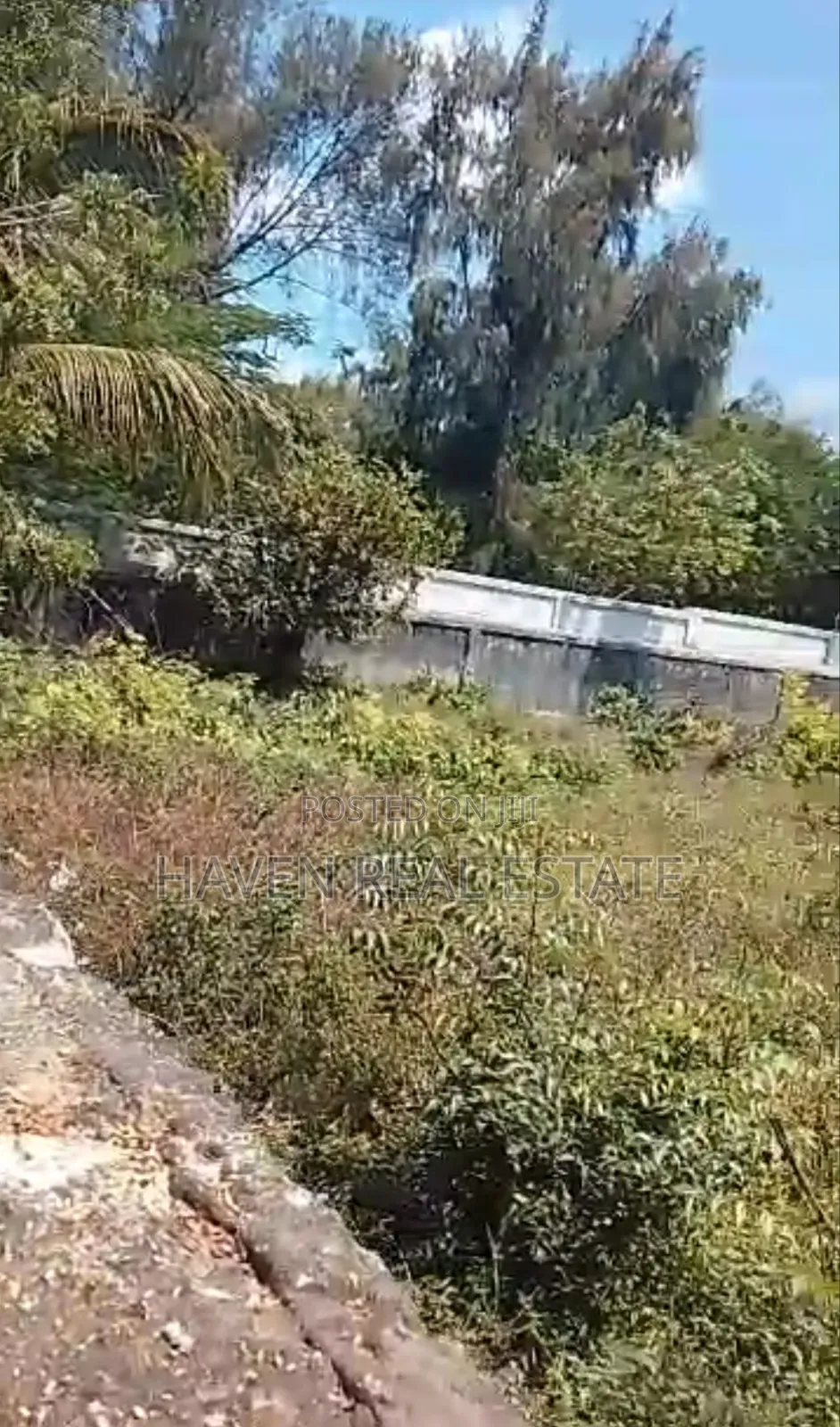 Second Line Beach Plot for Sale at Jambiani Zanzibar in Kaskazini A
