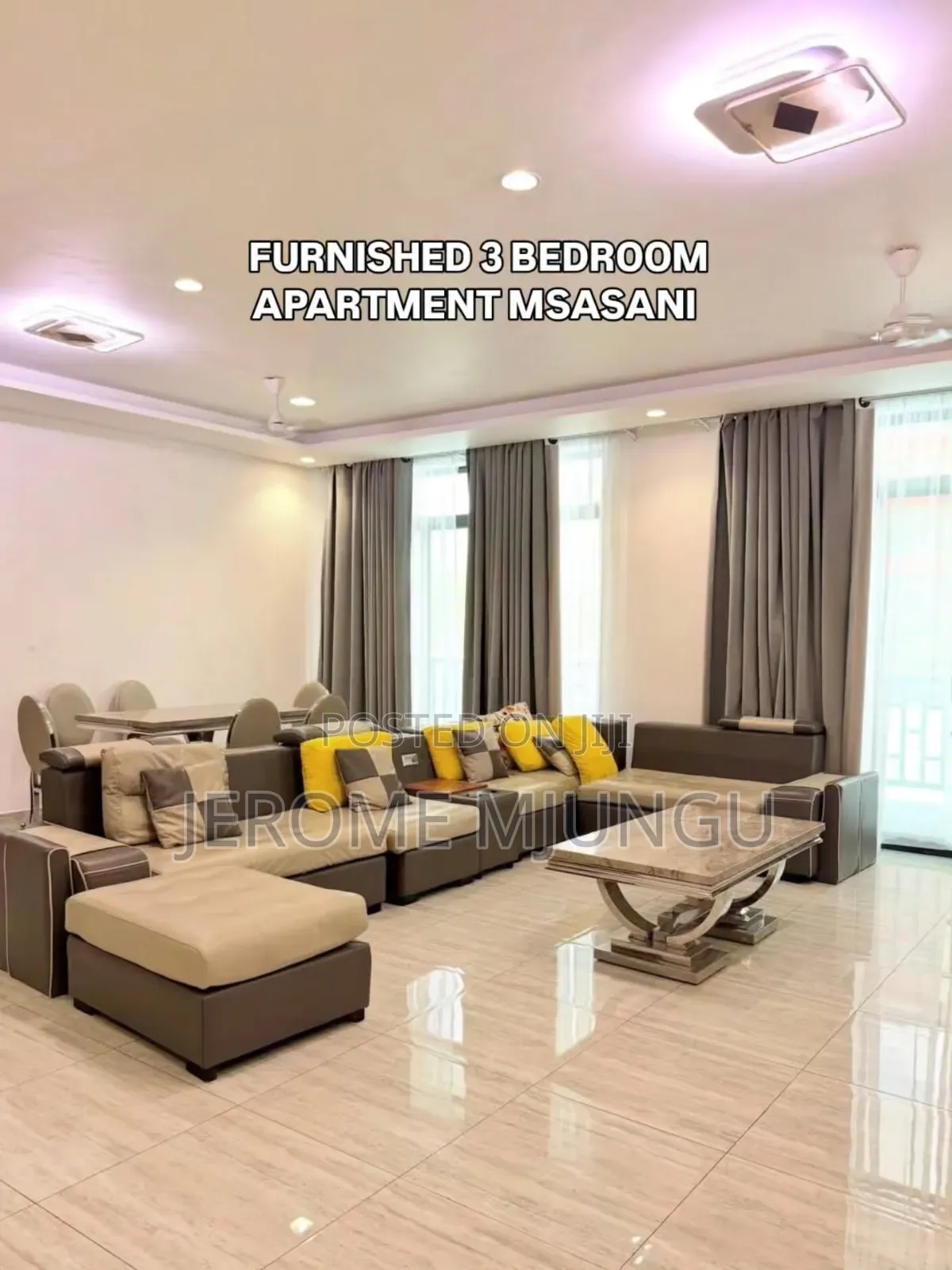 Furnished 3bdrm Apartment in Msasani for rent in Msasani