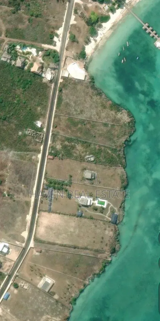 Exclusive Cliff Beach Front Land for Sale at Jambiani Zanzibar in Kaskazini A