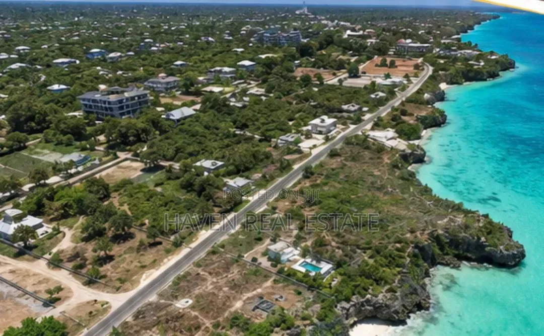 Exclusive Cliff Beach Front Land for Sale at Jambiani Zanzibar in Kaskazini A