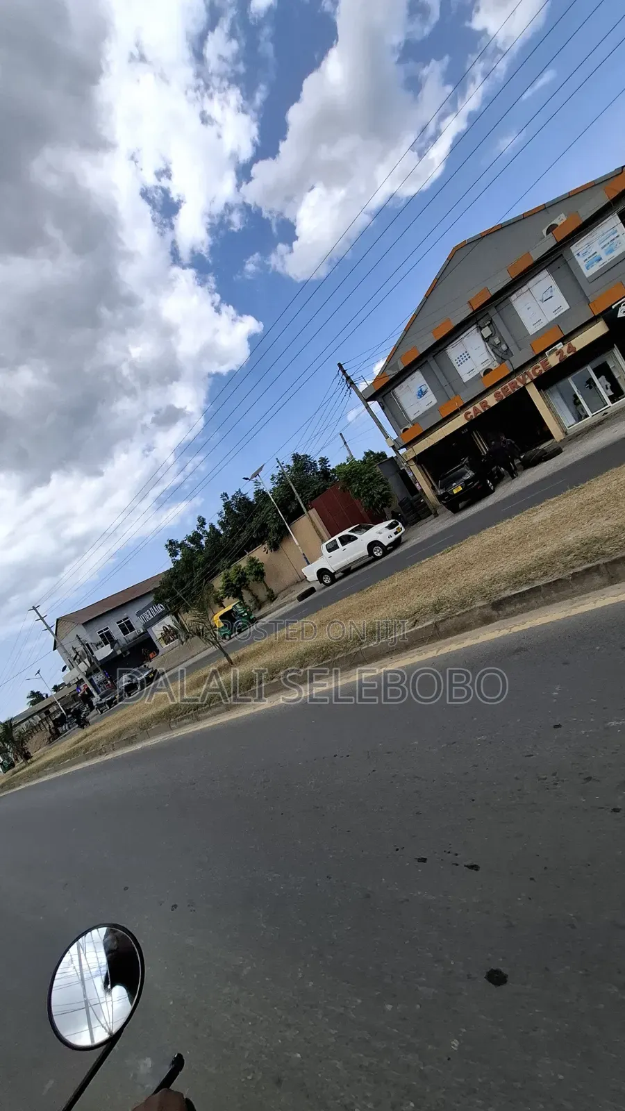 Busness Centre Market Look Main Road at Sinza Legho in Sinza