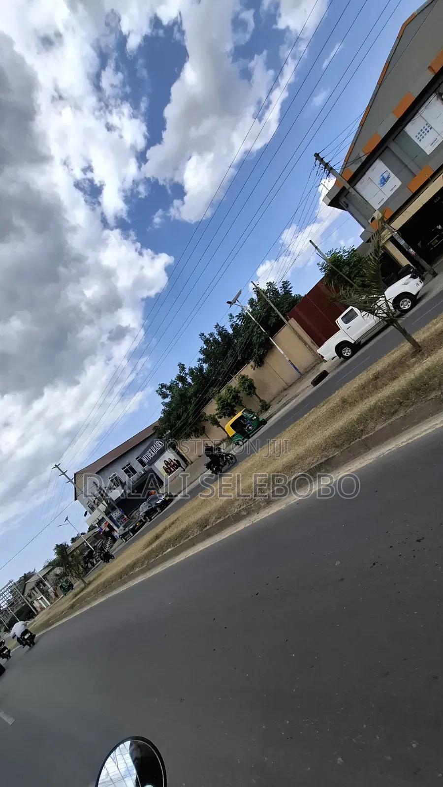 Busness Centre Market Look Main Road at Sinza Legho in Sinza