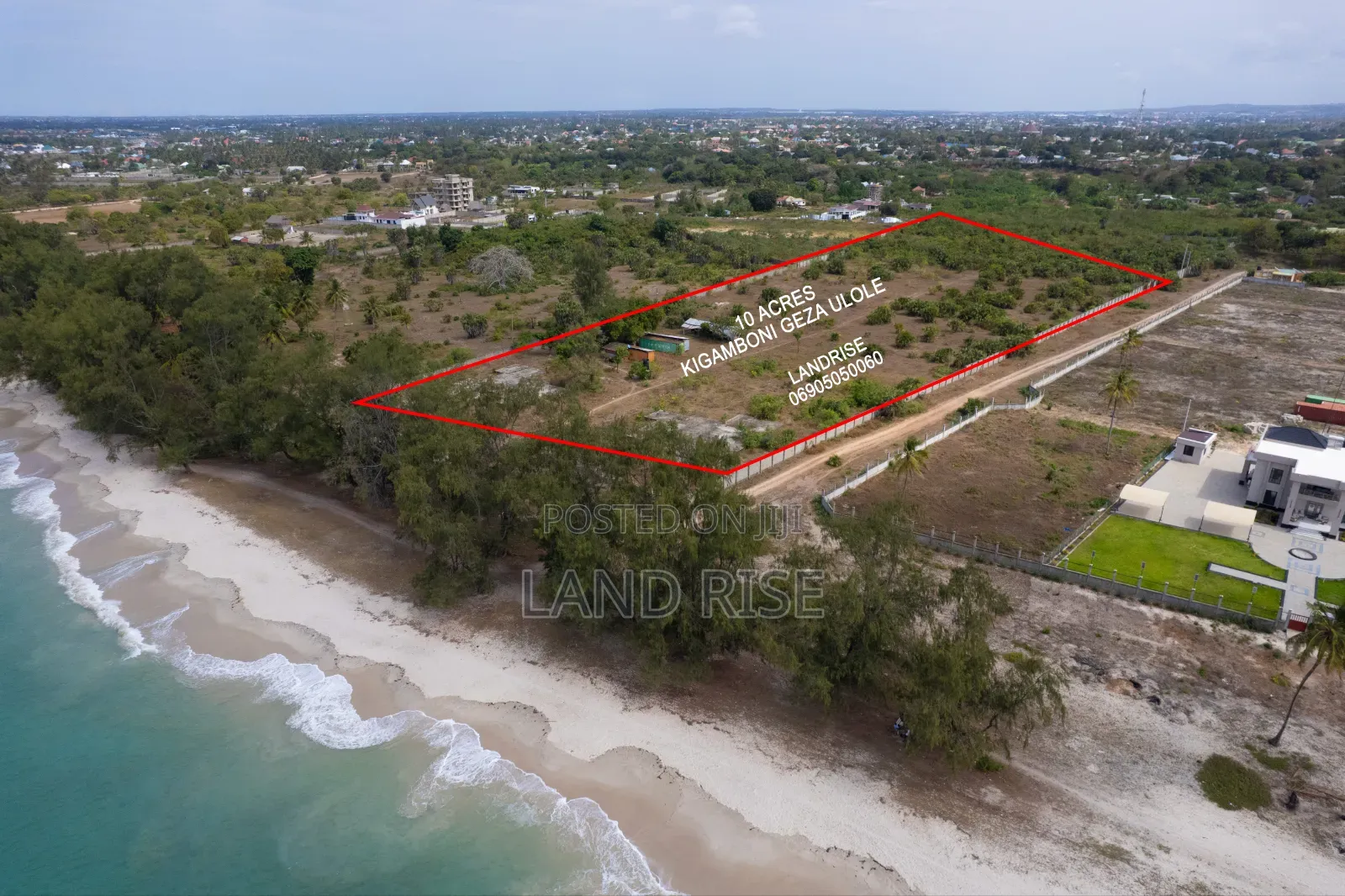 10 Acres Beach Land for Sale Kigamboni in Kigamboni